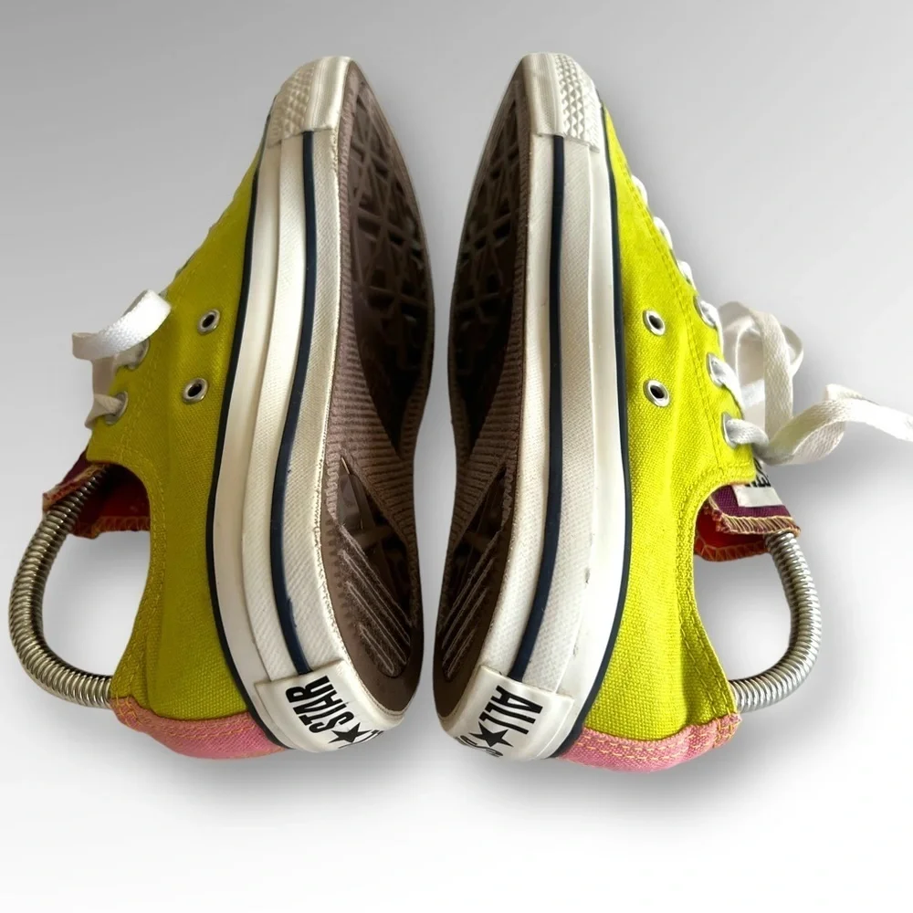 Unisex Multi Colored All Star Converse Sneakers. - Picture 5 of 8